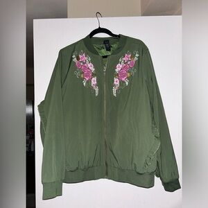 Torrid Ruffle Princess Bomber Jacket